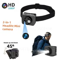 2MP First Perspective Action Camera Portable 2-in-1 Headlht Mini Camcorders Smart Hand Induction Video Recorder Built-in Battery 1