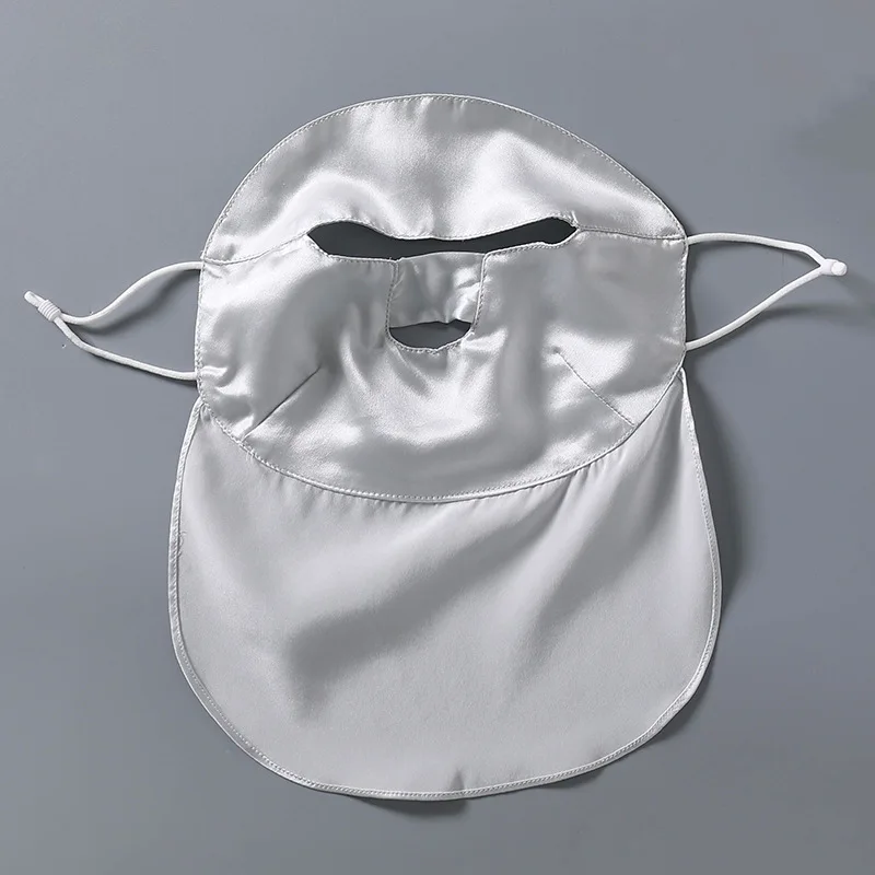 Luxurious Mulberry Silk Sun Protection Sleep Mask - Breathable & Anti-Ultraviolet Veil