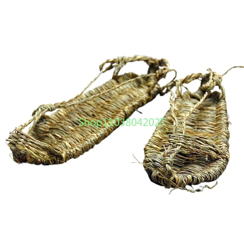 

2024 Handmade Top Fashion Trend Willow Grass Braided Shoes