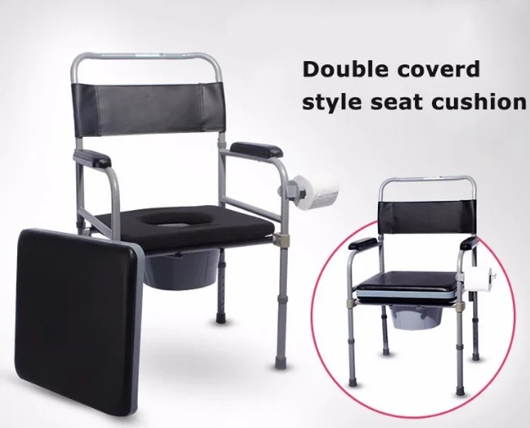 Best Price Steel Commode Toilet Chair with Arms for the Elderly Shower Chair 4