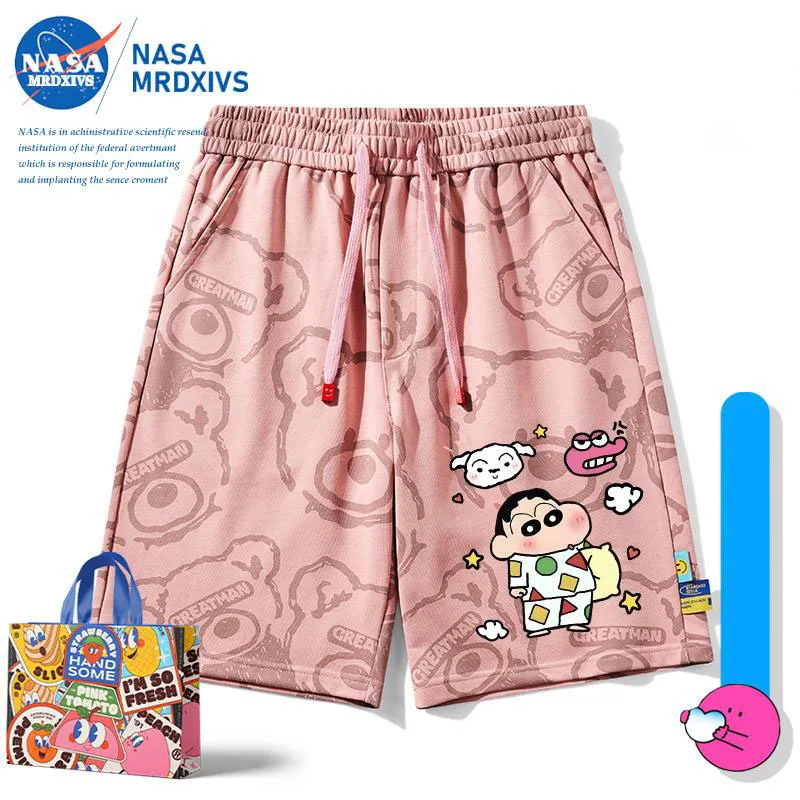 

2024 милые шорты Crayon Shin-Chans, повседневные брюки, свободные удобные пляжные брюки, подарок другу, подарок на день рождения для девочек