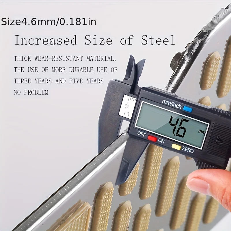 Car Foot Rest Pedal Board Floor Carpet Mat Anti-Slip Stainless Steel Heel Pad Car Truck Suv Accessories Car Pedals