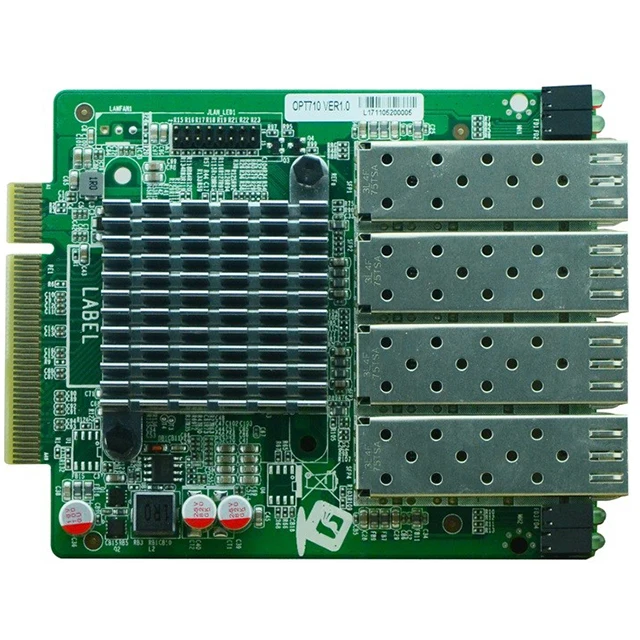 

XL710 processor 4 x 10GbE SFP+ NIC module