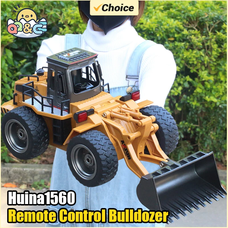Alloy Rc Bulldozer Tractor Model 2.4G Radio Controlled Car