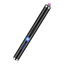  Kitchen Dual Arc Lighter Windproof Long USB Electronic Lighter Gas Stove Candle BBQ Cooking Outdoor Portable Pulse Igniter Gun 