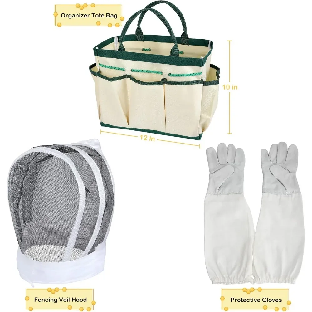 Beekeeping Supplies, 30 PCS Bee Keeping Starter Kit, Beekeeping Tools and Supplies Bee Keeping Supplies-All for Beekeepers