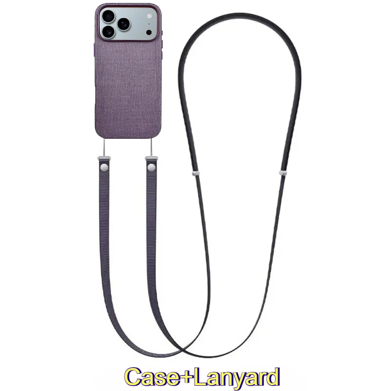 MagSafe Technology Woven Case with Magnetic Strap and Wireless Charging