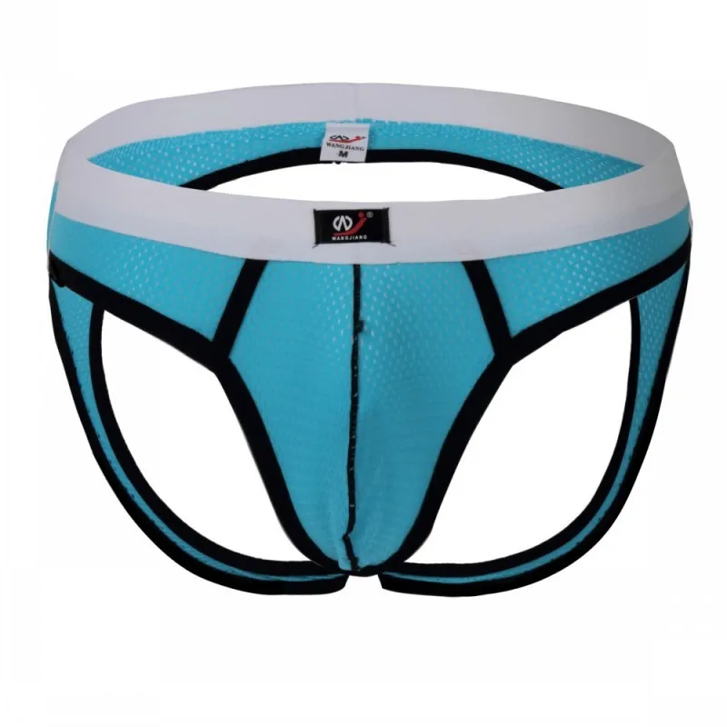Men's underwear sexy mesh breathable back open hip briefs mens crotchless underwear  men underwear sexy