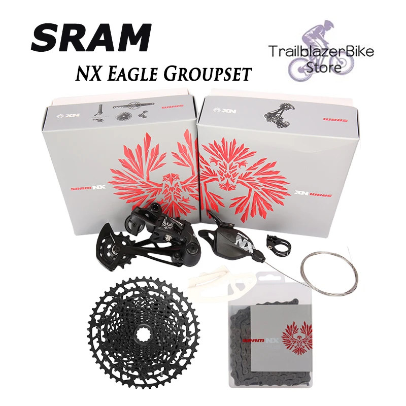 Sram Nx Eagle 12 Velocità 12V Mtb Groupset Trigger Shifter Deragliatore Posteriore Pg1210 Pg1230 11-50T K7 Catena A Cassetta Accessori Per Bici