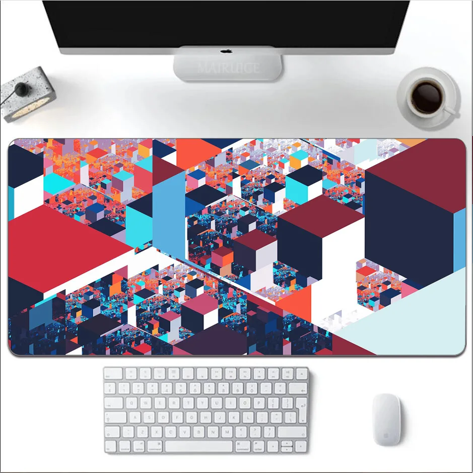 

Abstract Art Mouse Pad Tiger Stylist Keyboard Pad Space Cushion Game Accessories Office Gamer Mouse Pad Large Desk Mat Table