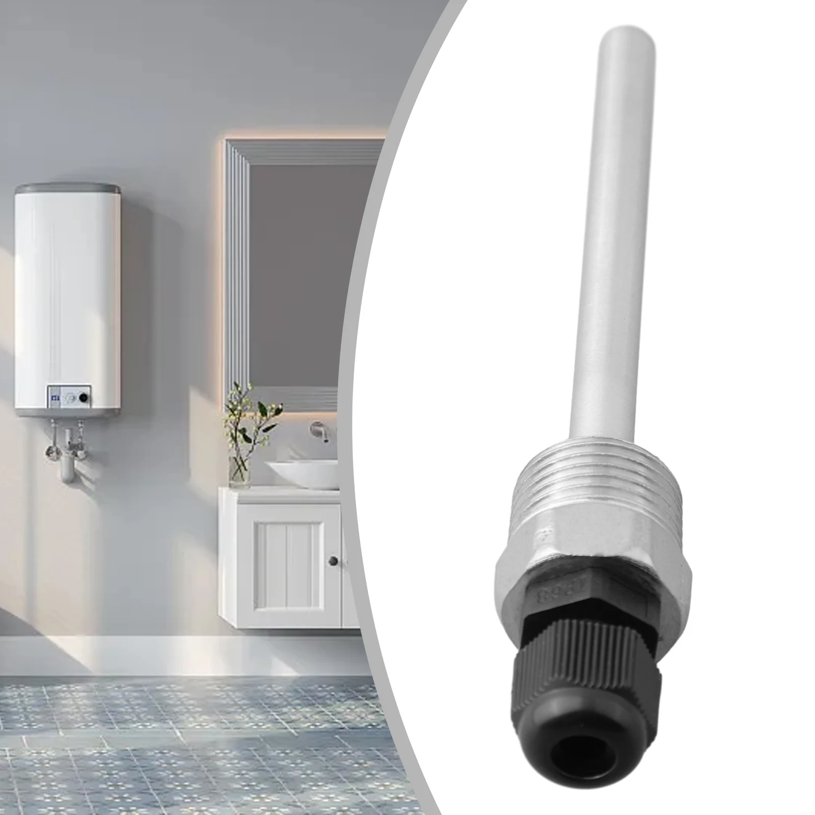 

1PC Thermowell 30mm-200mm Thermowell Immersion Sleeve 304 Stainless Steel 1/2 BSP G Thread For Temperature Sensor