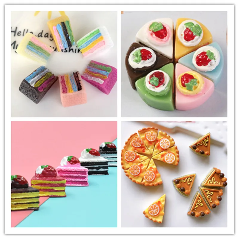 200-Piece Mini Resin Bread Figures - Tiny Food Decor For Dollhouse & Crafts