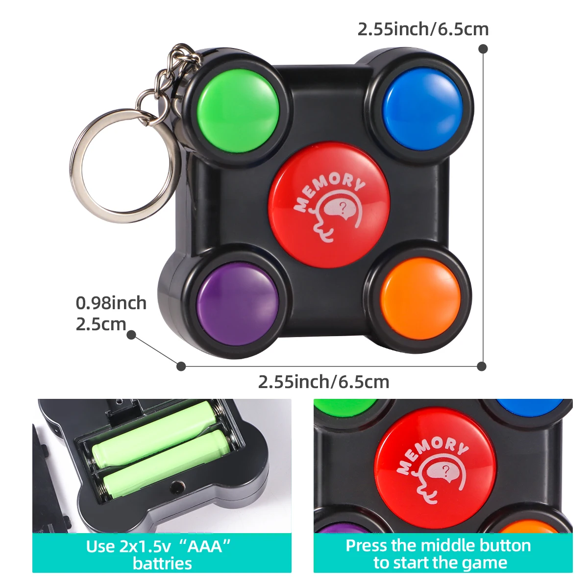 Memory Trainer - Puzzle Game Machine Cube - Concentration Puzzle Logic Thinking - Developing Brain Toys - Memory Trainer Puzzle 5