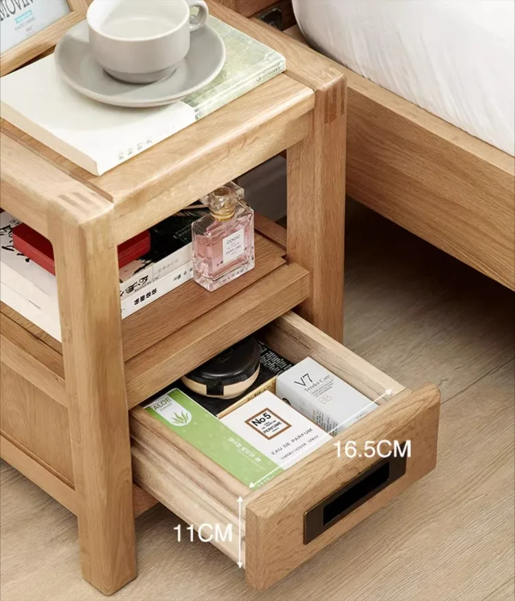 Small Wooden Nightstand Cabinet