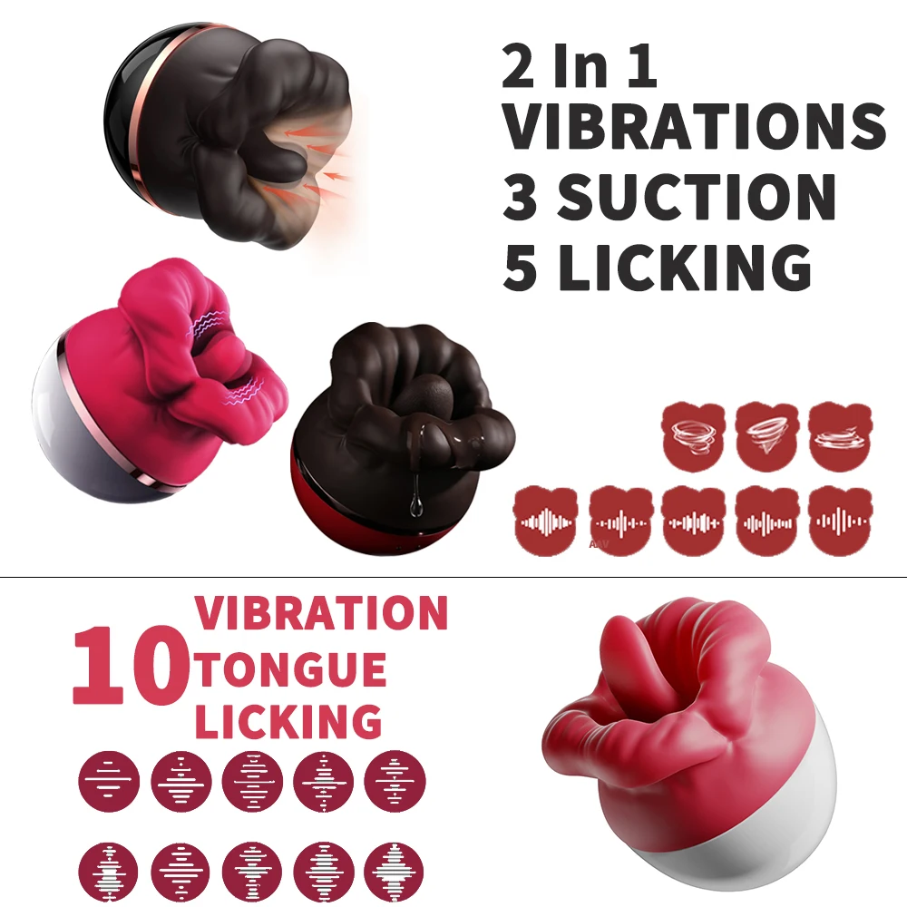 Tongue Masturbator Vaginal Vibrators Clitoris Vibrator Clit Sucking Vibrator Female Sex Toys Tongue Vibrator Rose Sucking Vibrator Vibrator Sex Toy Rose Sucking Licking Vibrator For Women Clitoris Nipples Stimulator Vagina Masturbators Massager Silicone Female Adult Sex Toys