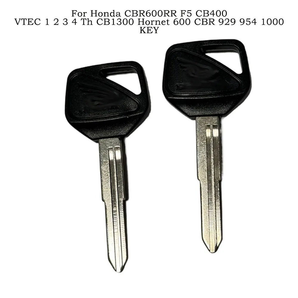 

5Pcs New Blank Key Motorcycle Replace Uncut Keys For Honda CBR600RR F5 CB400 VTEC 1 2 3 4 Th CB1300 Hornet 600 CBR 929 954 1000