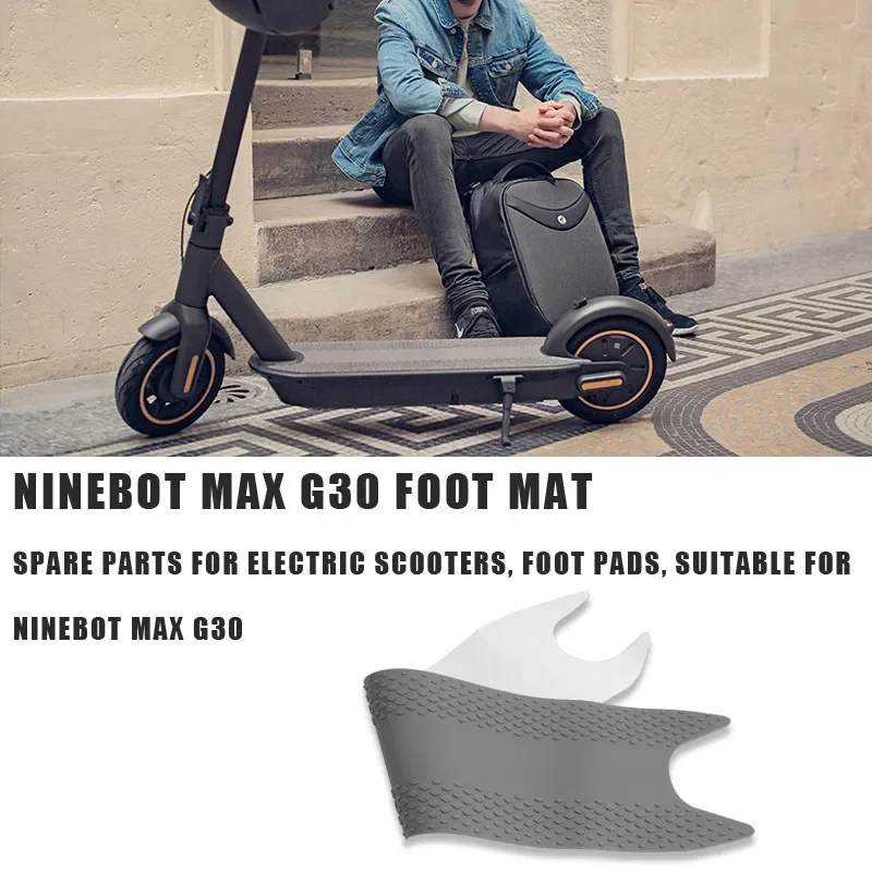 Silikon Fuß Pad Für Ninebot MAX G30 Elektrische Roller Gummi Nicht-Rutsch Verschleiß Beständig Fuß Pads Kickscooter Zubehör Teile – Detail 1