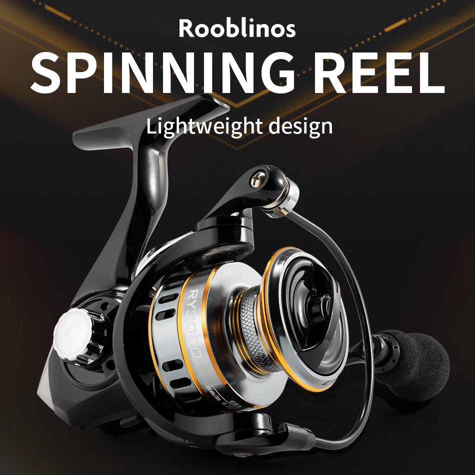 Rooblinos swスピニングリール超軽量カーボンファイバーサーフ
