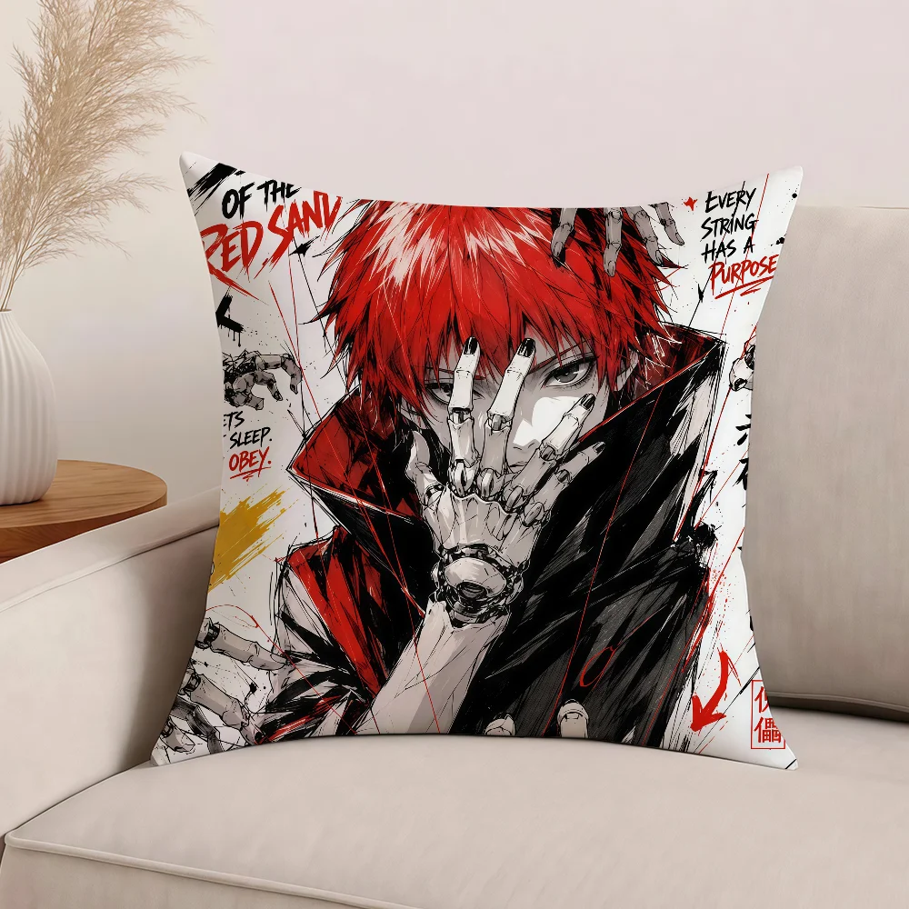 Anime Akatsuki Decorative Pillow Cover for Home and Office Spaces