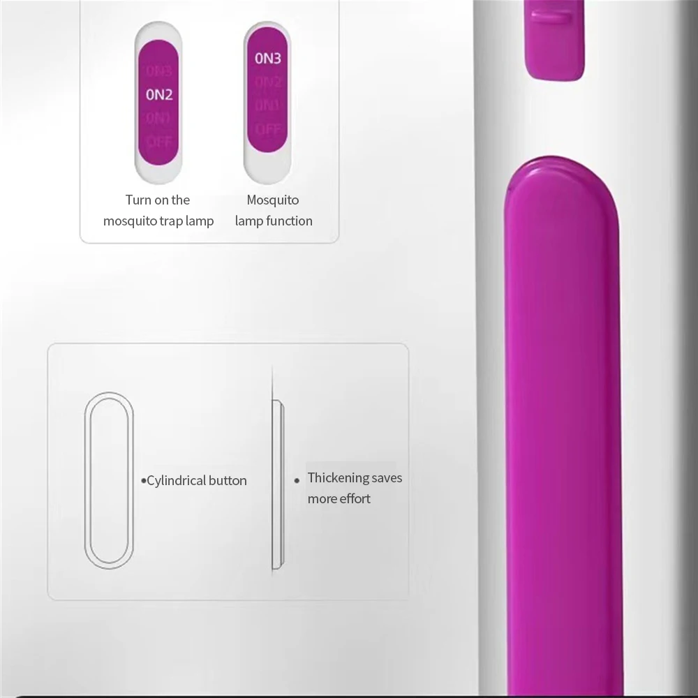 10/6 LED 트랩 모기 킬러 램프, 전기 버그 재퍼, USB 충전식, 여름 플라이 스와터 트랩, 3 인 1, 2, 3PCs, 3000V