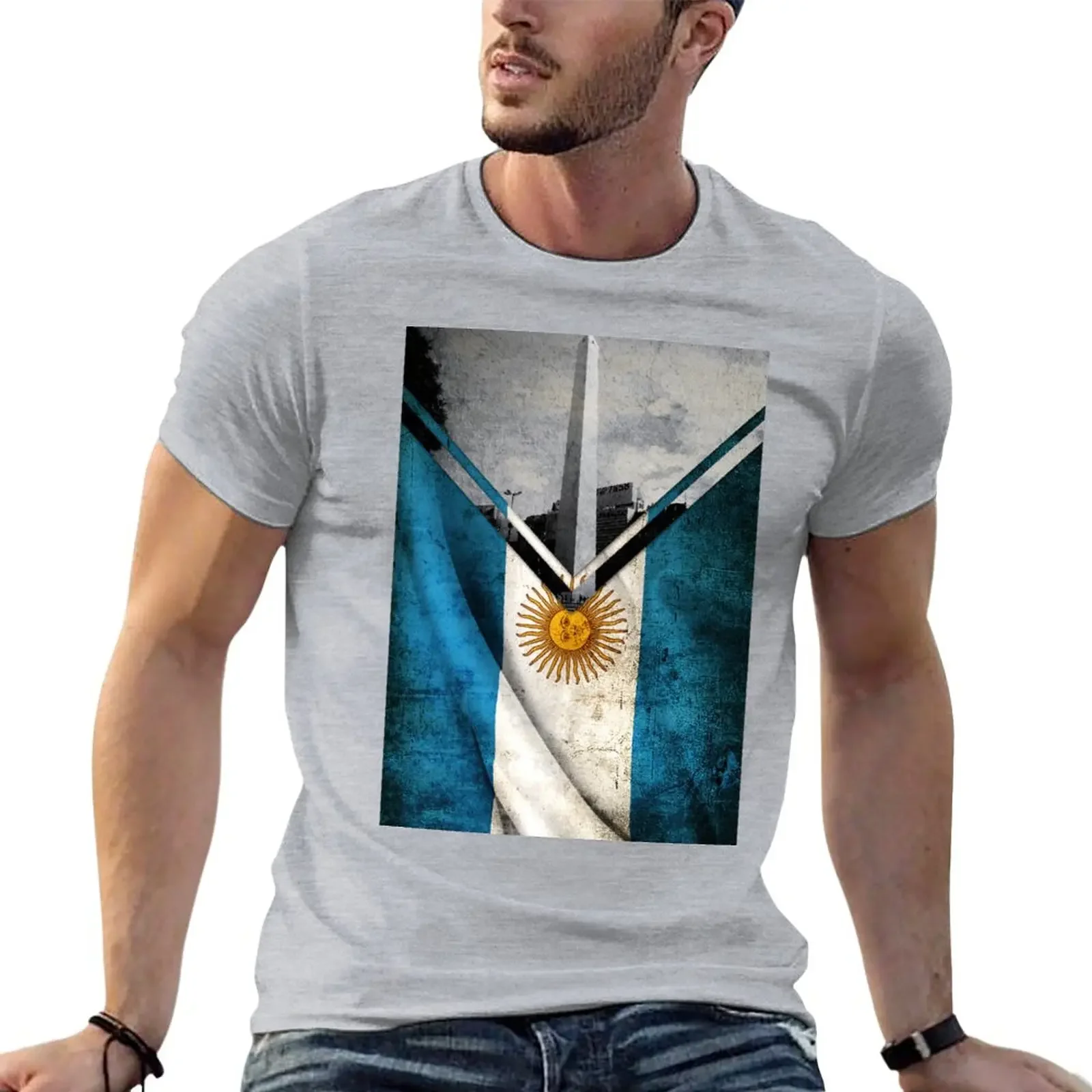 Flags - Argentina T-Shirt Ad Asciugatura Rapida Sweat New Edition T-Shirt Nere Per Uomo