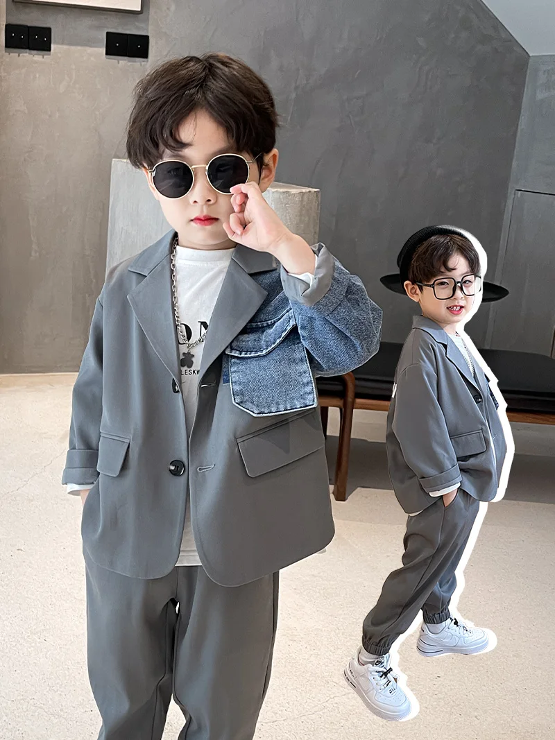Boy's Suit Clothes Children's Sets Boy's Suit Two Pieces Spring