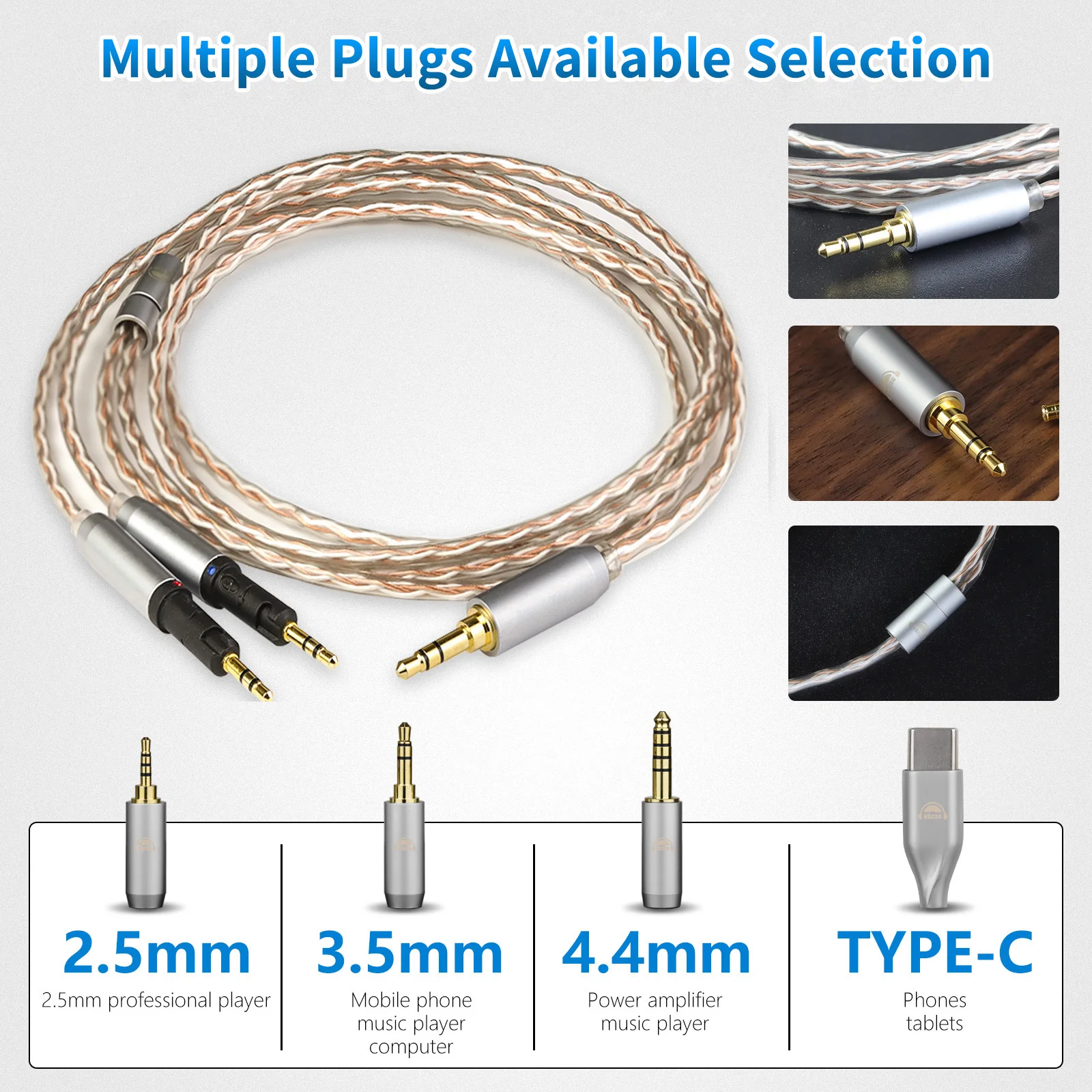 オーディオテクニカ ATH-R70xa　4.4ｍｍケーブルセット Amazon.com: okcsc Replacement Cable for Audio-Technica ATH-R70X