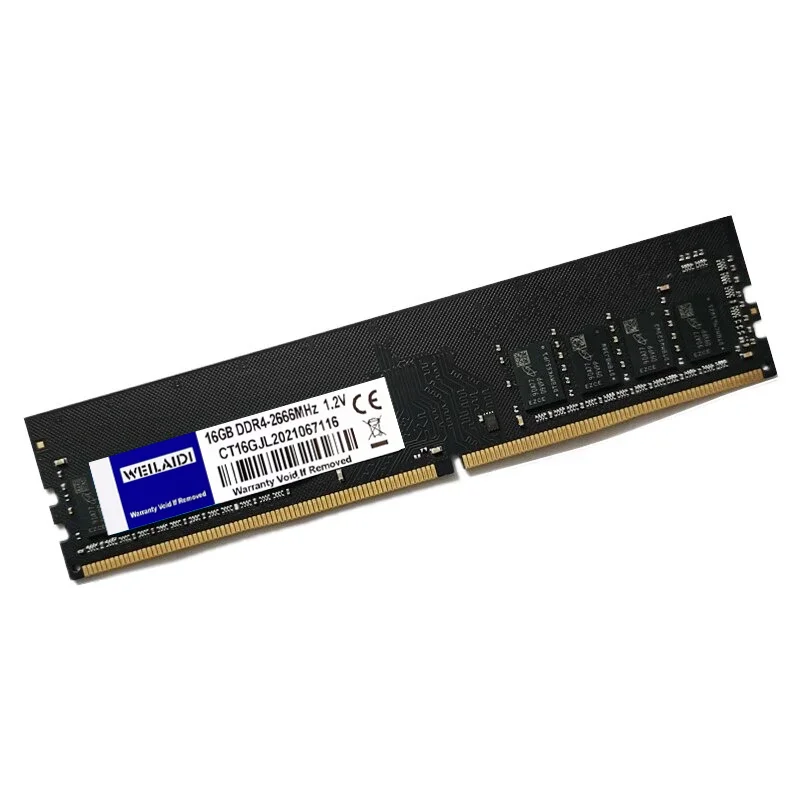 WEILAIDI Memory Ram DDR4 4GB 8GB 16GB 2133 2400 2666 3200 MHz Desktop UDIMM 1.2V 288Pins All Motherboards