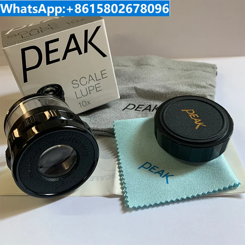 

Original genuine peak1983-10X handheld magnifying glass 10x portable cylindrical eyepiece