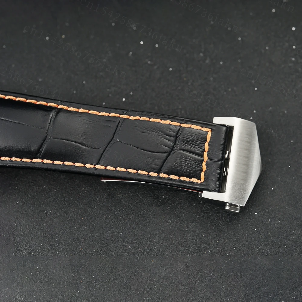 2022Fashion New Men's Color Bar Square Dial Sapphire Mirror Stainless Steel Leather Strap Sports Leisure Waterproof Quartz Watch