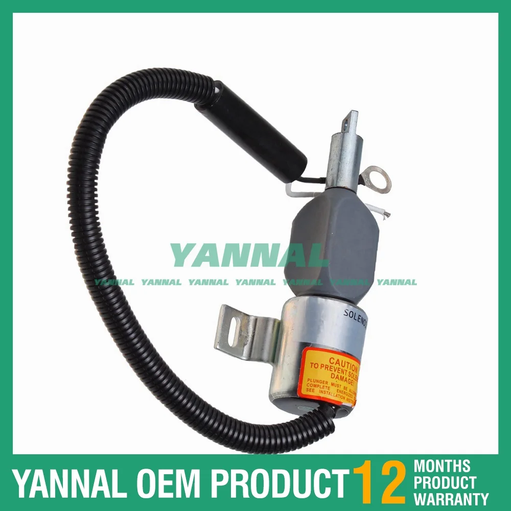 

Fuel Shut Off Solenoid For Isuzu 4JG1TP Engine TL140 C240 12V