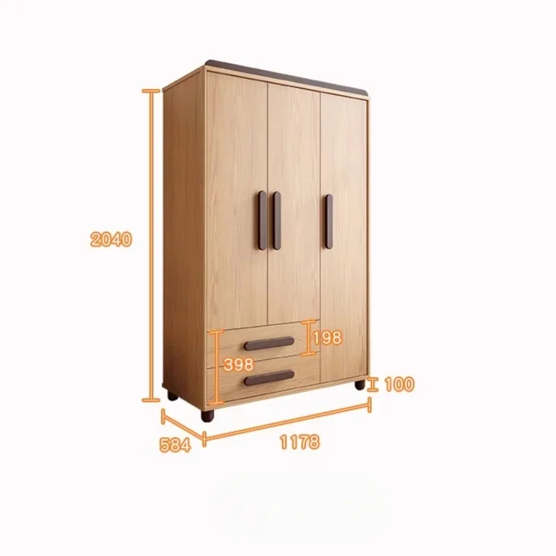 Nordic Child Organizer Wardrobe Storage Drawer Wood Kawaii Bedroom Wardrobe Clothes Apartment Roupeiro De Quarto House Furniture 6
