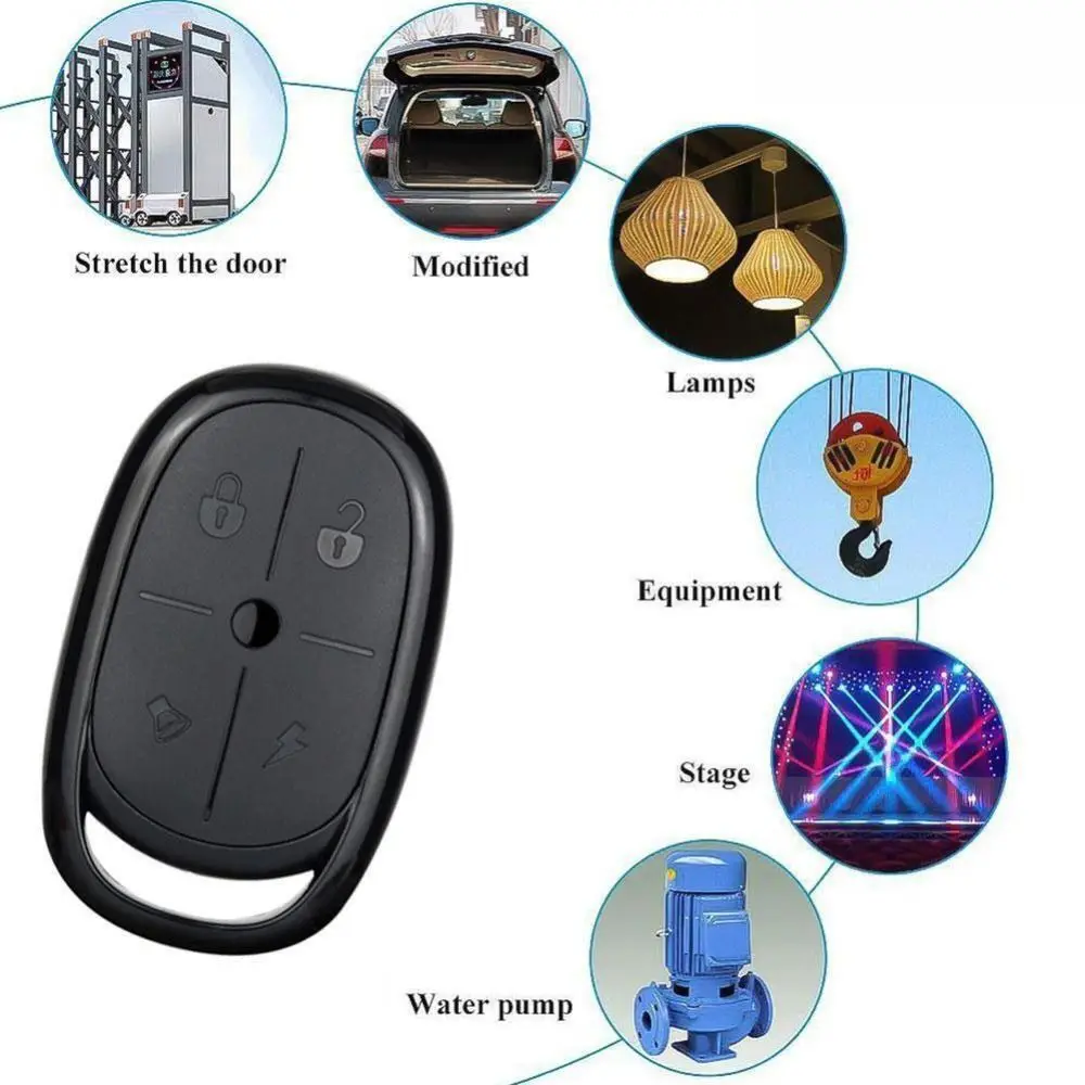 

Многочастотный пульт дистанционного управления из АБС-пластика, 433, 315, 430, 418 Мгц