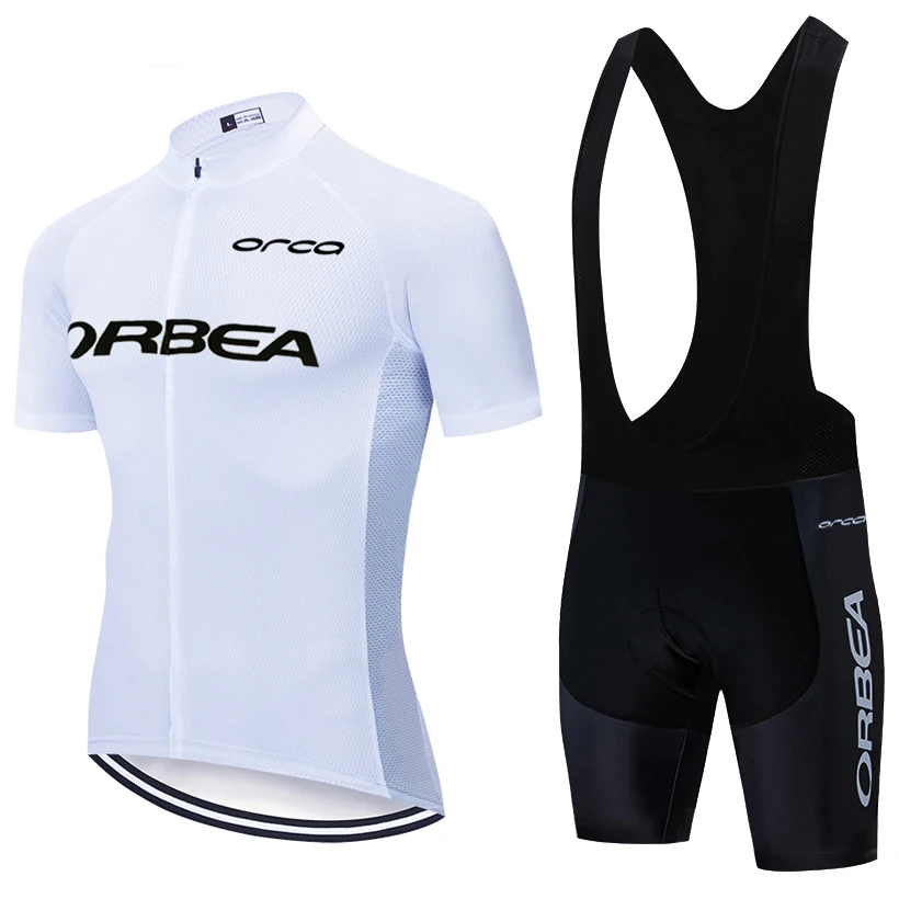 New ORBEA ORCA Cycling Jersey Bike Shorts Set Men Women Quick dry Ropa Ciclismo 4 Pockets Summer Pro Bicycle T-Shirt Clothing 4