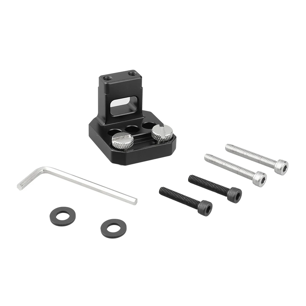 Vertical Connection Mount Camera Handle Adapter With 1/4"-20 Mounting Studs For