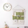 7 Pockets Cotton Linen Fabric Wall Door Hanging Bag Organizer Storage Pouches Wardrobe Closet Storage Bag Sundries Pouches 4