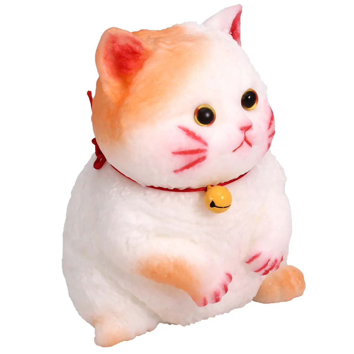 BAAU Medium Squishy Cat Toys Stress Relief Cat Squishy Toys Funny Soft Stress Toy Gifts,C