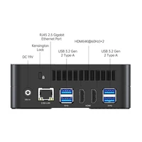 Minisforum UM690 6900HX Mini PC Windows 11 Pro Support Dual Channel DDR5 USB4 8 Cores 16 Threads RJ45 2.5G Computer 8K Dual 4K 2