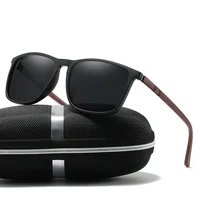 Lunettes de soleil de sport pour hommes, polarisées, confortables, carrées, légères, accessoire avec Origina UV400 1