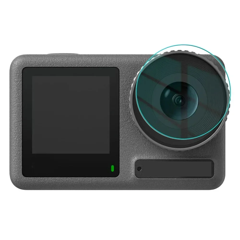 Pack 9 Protections D'écran DJI Osmo Action 4 - Verre Trempé 9H - 3 écrans LCD + 3 écrans Arrière + 3 Objectifs - Antichoc, Anti-rayures