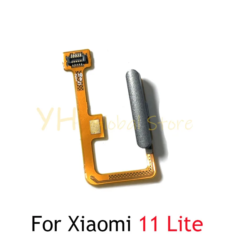 

For Xiaomi Mi 11 Lite 4G 5G / 11 Lite 5G NE Fingerprint Reader Touch ID Sensor Return Key Home Button Flex Cable Repair Parts
