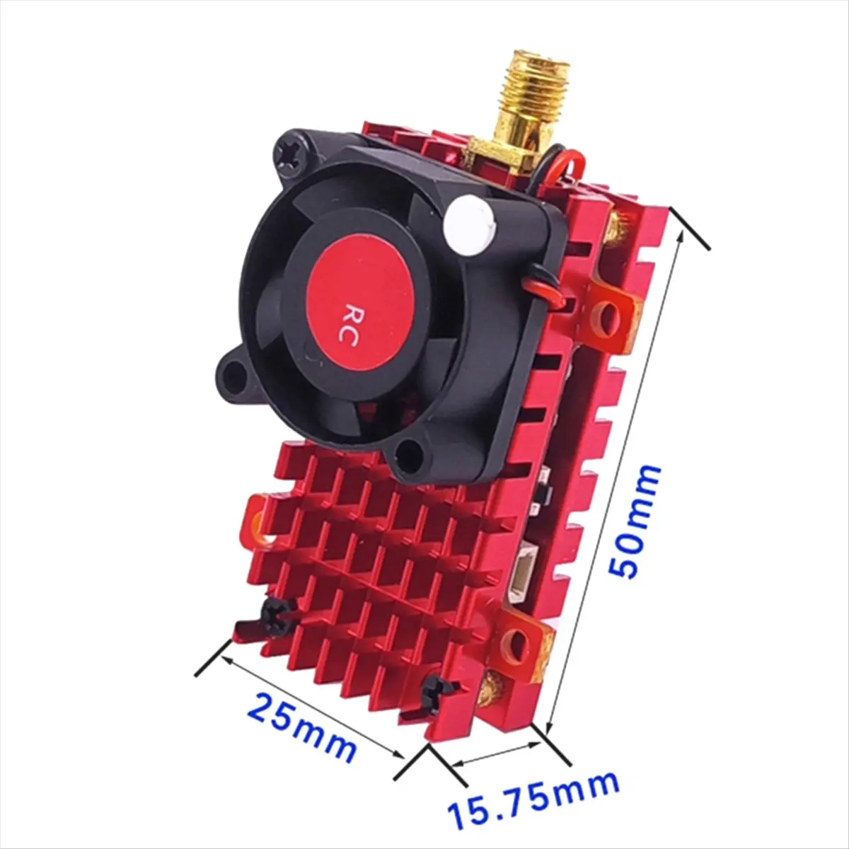 VTX 5.8G 48CH 2W FPV Transmetteur Audio-Vidéo avec Antenne pour Drone RC