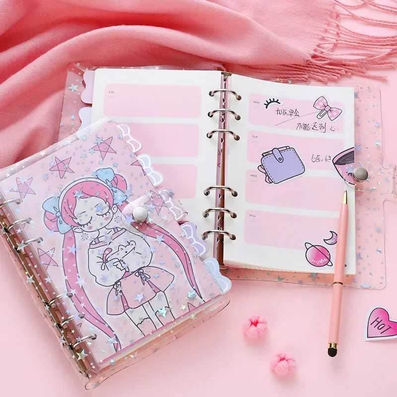 

Обложка для блокнота A6 с внутренним сердечником на 80 листов, Набор обложек для блокнота, блокнота, ежедневника, офисные канцелярские принадлежности