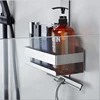 Movable Bathroom Shelves No Drill Shelf Organizer Shower Support Steel Shelf Multifunction Shelves Storage Unit For Bathroom 6