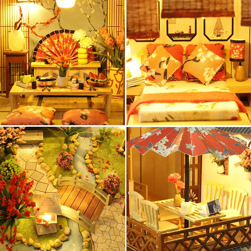 รูปสินค้า โมเดลบ้านไม้สไตล์ญี่ปุ่น DIY ยาเซ็น การ์เด้น