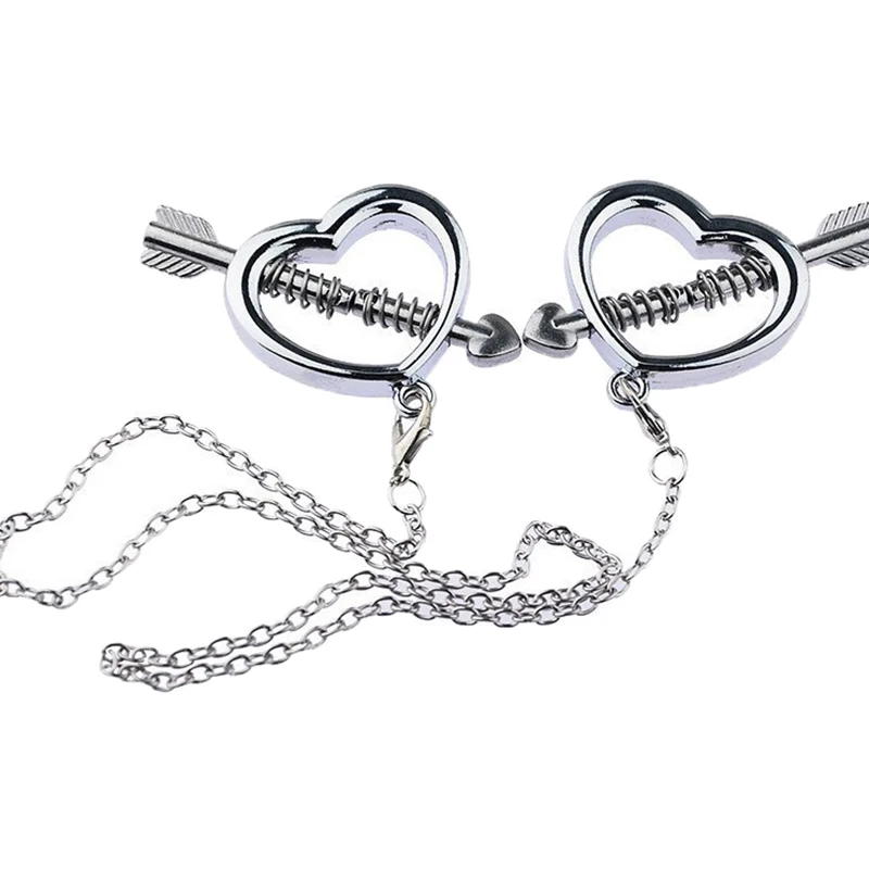 Adjustable Metal Nipple Clamps For Intimate Role Play And Bonding_voghion.com