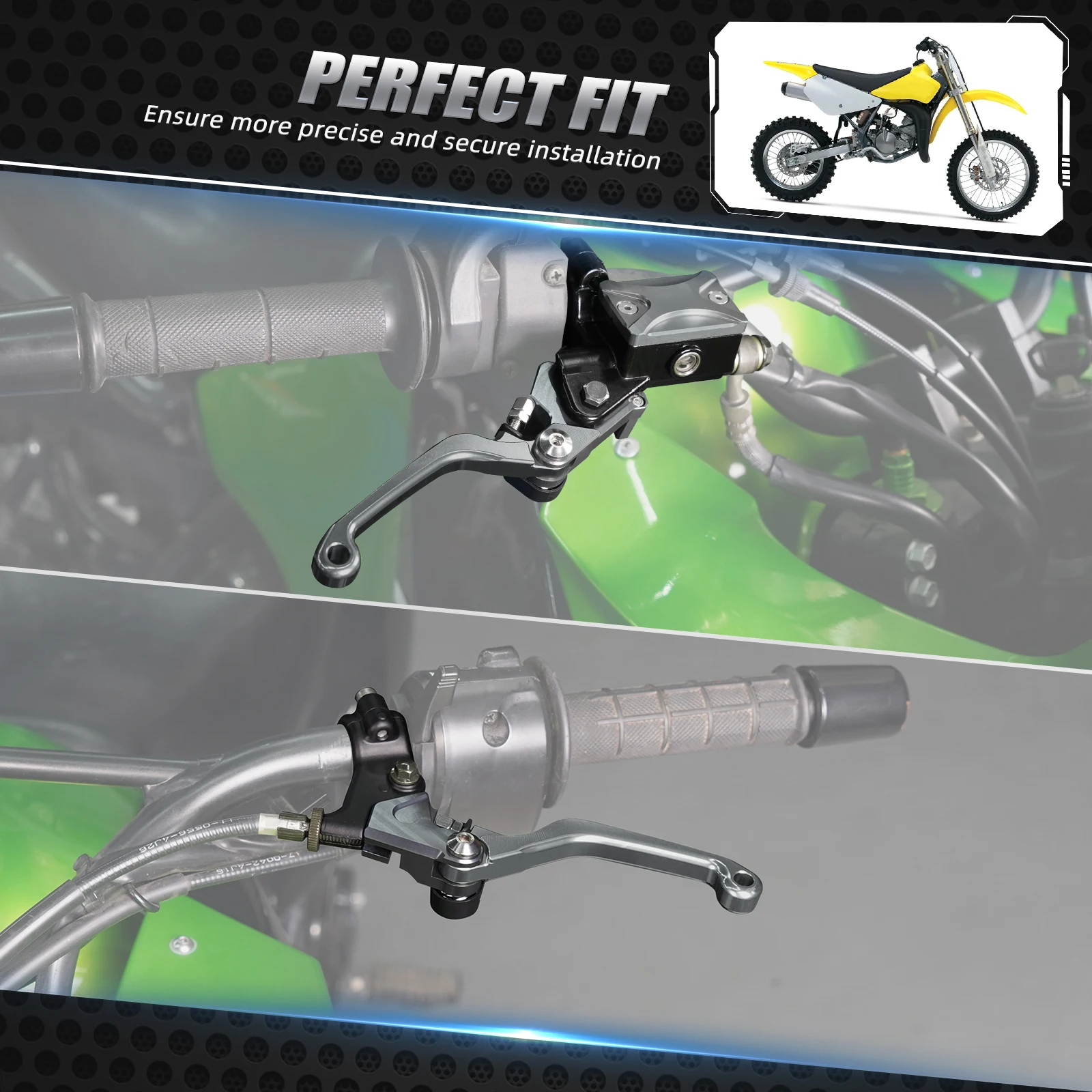 7/8 universal brake clutch lever set Yamaha YZ YZ450F TTR SEROW