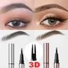 2Point Wild Eyebrow Pencil Long Lasting Easy To Grip Eyebrow Tattoo Waterproof Thin Liquid Lying Silkworm Brow Pen Korean Makeup 5