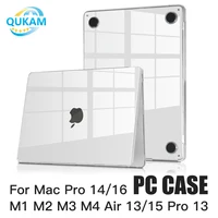 QUKAM nouveau 2025 étui pour ordinateur portable pour Apple Mac Pro 14/16 M1 M2 M3 M4 Air 13/15 Pro13 cristal étanche Macbook étui tablette accessoire 1