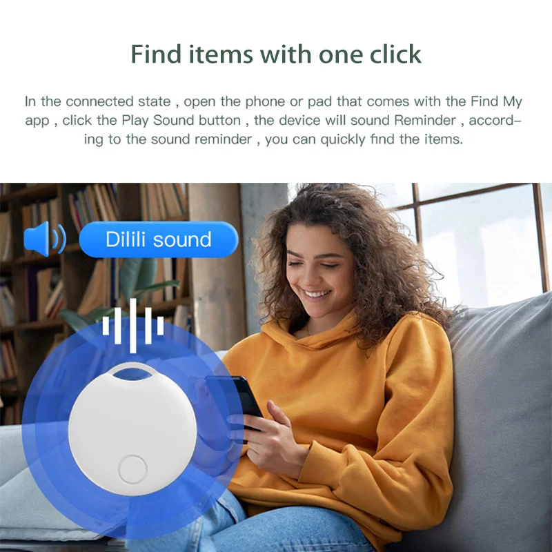 Xiaomi Smart Tracker Bluetooth Mini Item Loss Prevention Airtag Find My Kids Elderly Pets Keys Finders Only For iOS Apple iPhone